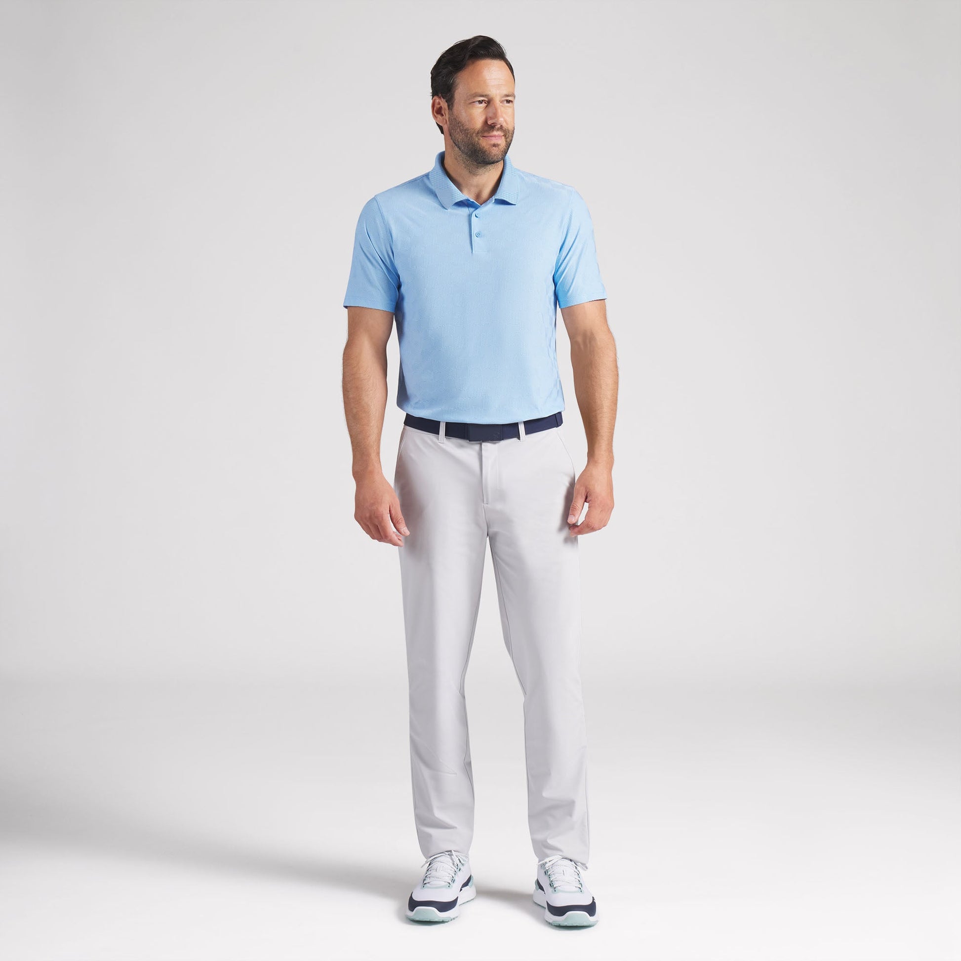 MATTR Check Jacquard BN Golf Polo
 – PUMA Golf Limited Offer