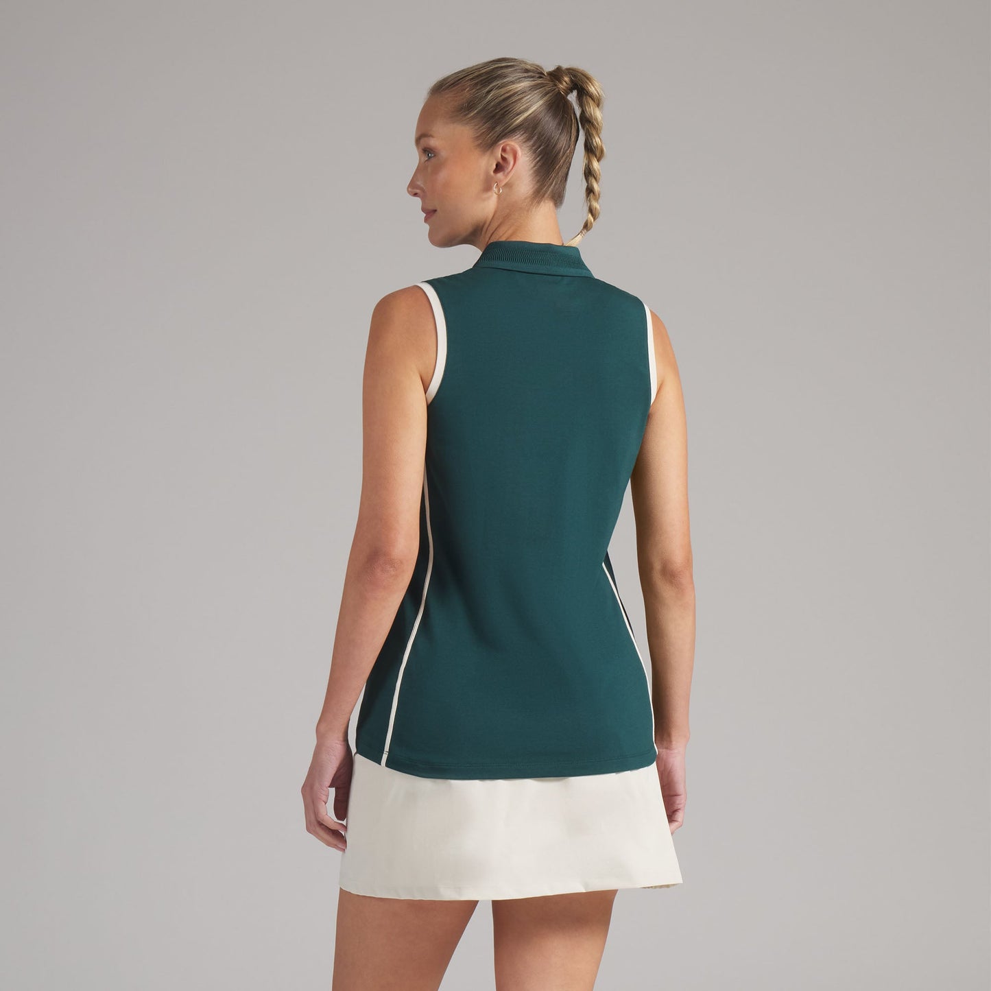 Women's AP Modalon Piped Sleeveless Golf Polo
 – PUMA Golf Value Deal
