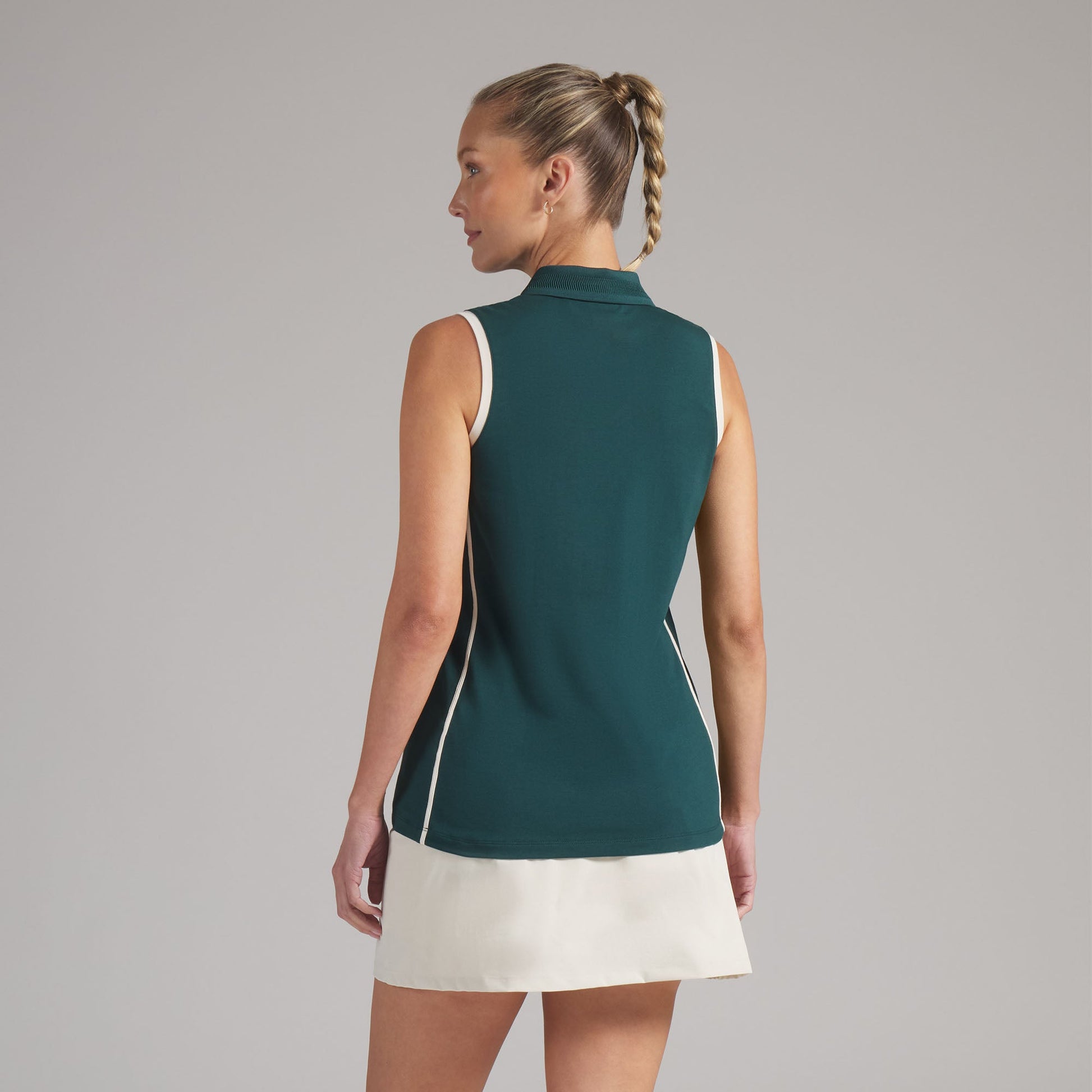 Women's AP Modalon Piped Sleeveless Golf Polo
 – PUMA Golf Value Deal