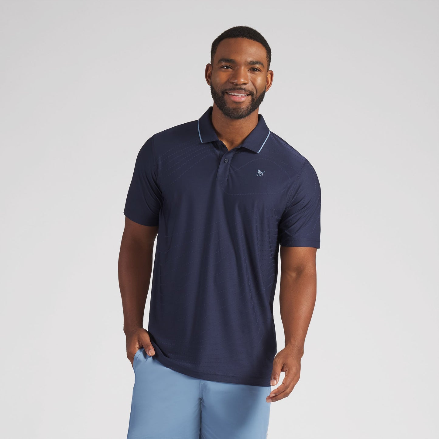 Reigning Champ Jacquard Golf Polo
 – PUMA Golf Bargain