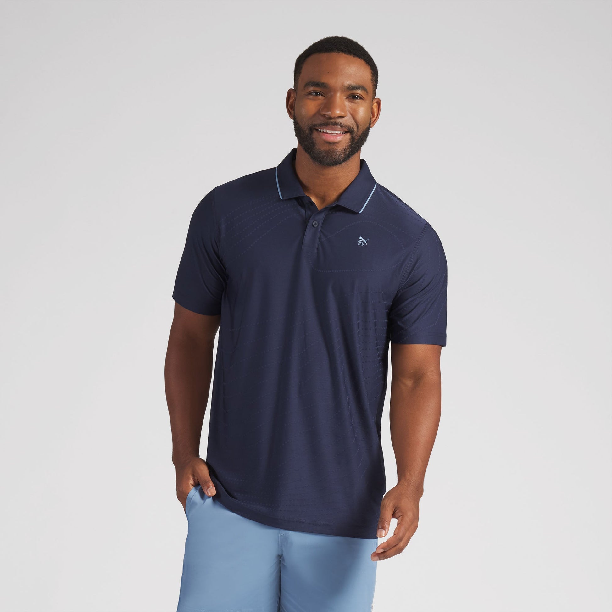 Reigning Champ Jacquard Golf Polo
 – PUMA Golf Bargain