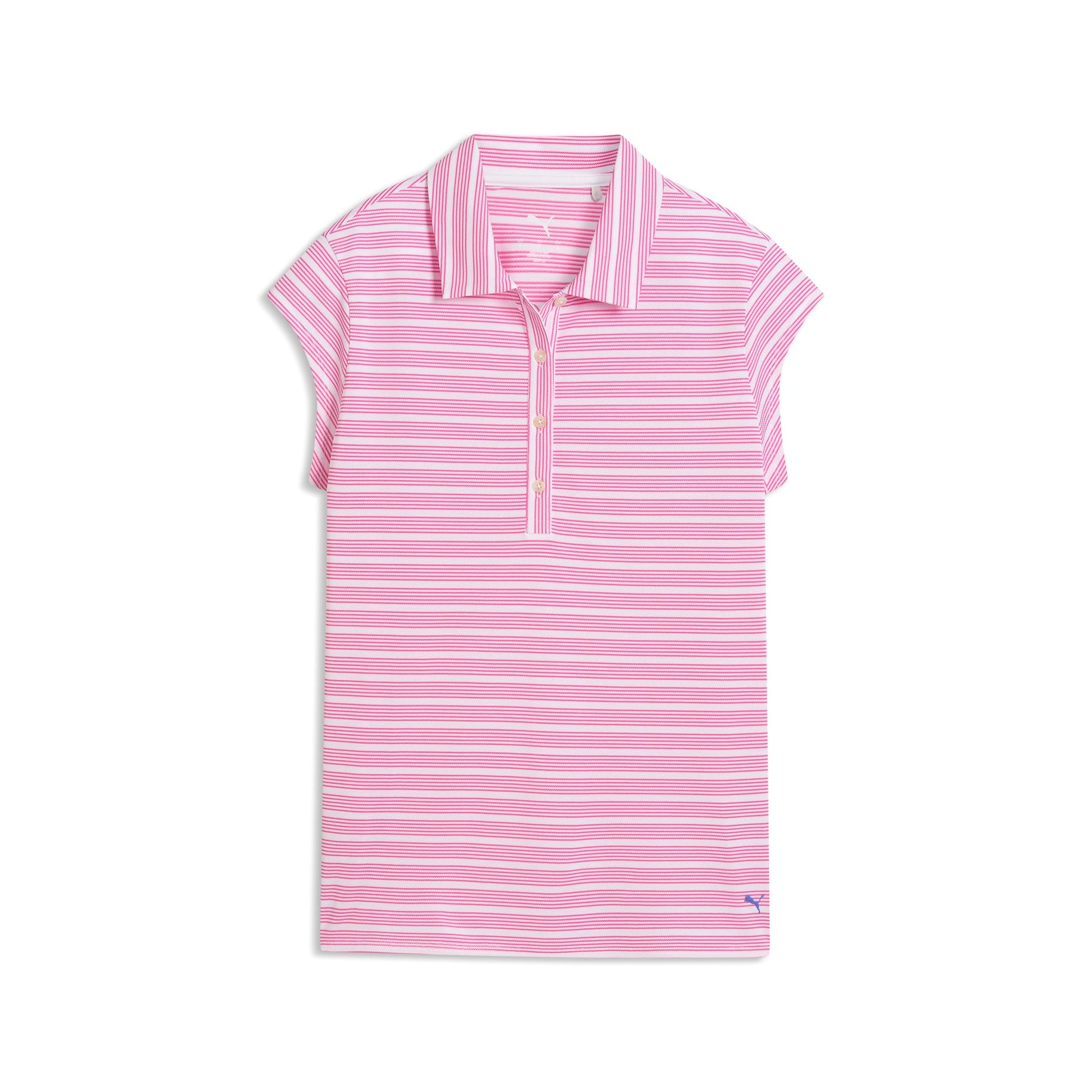 Women's Pique YD Stripe Cap Sleeve Golf Polo
 – PUMA Golf Hot Deal