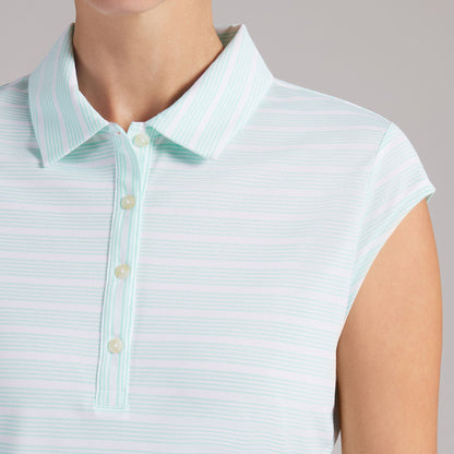 Women's Pique YD Stripe Cap Sleeve Golf Polo
 – PUMA Golf Hot Deal