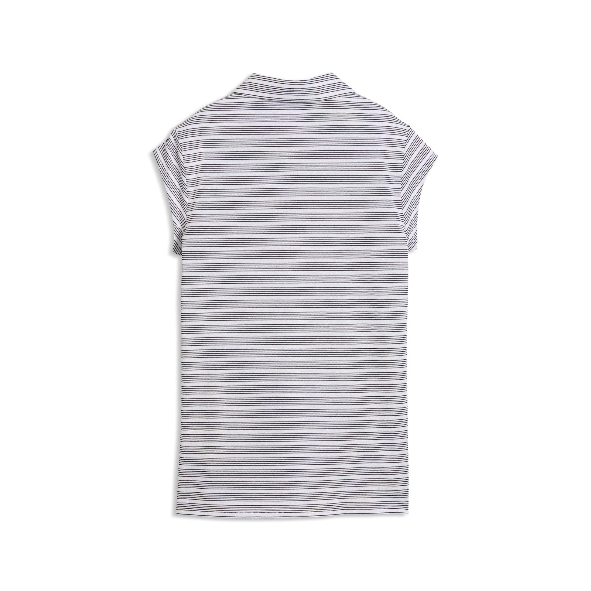 Women's Pique YD Stripe Cap Sleeve Golf Polo
 – PUMA Golf Hot Deal
