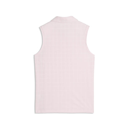 Women's Plaid Knit Sleeveless Golf Polo
 – PUMA Golf Hot Deal