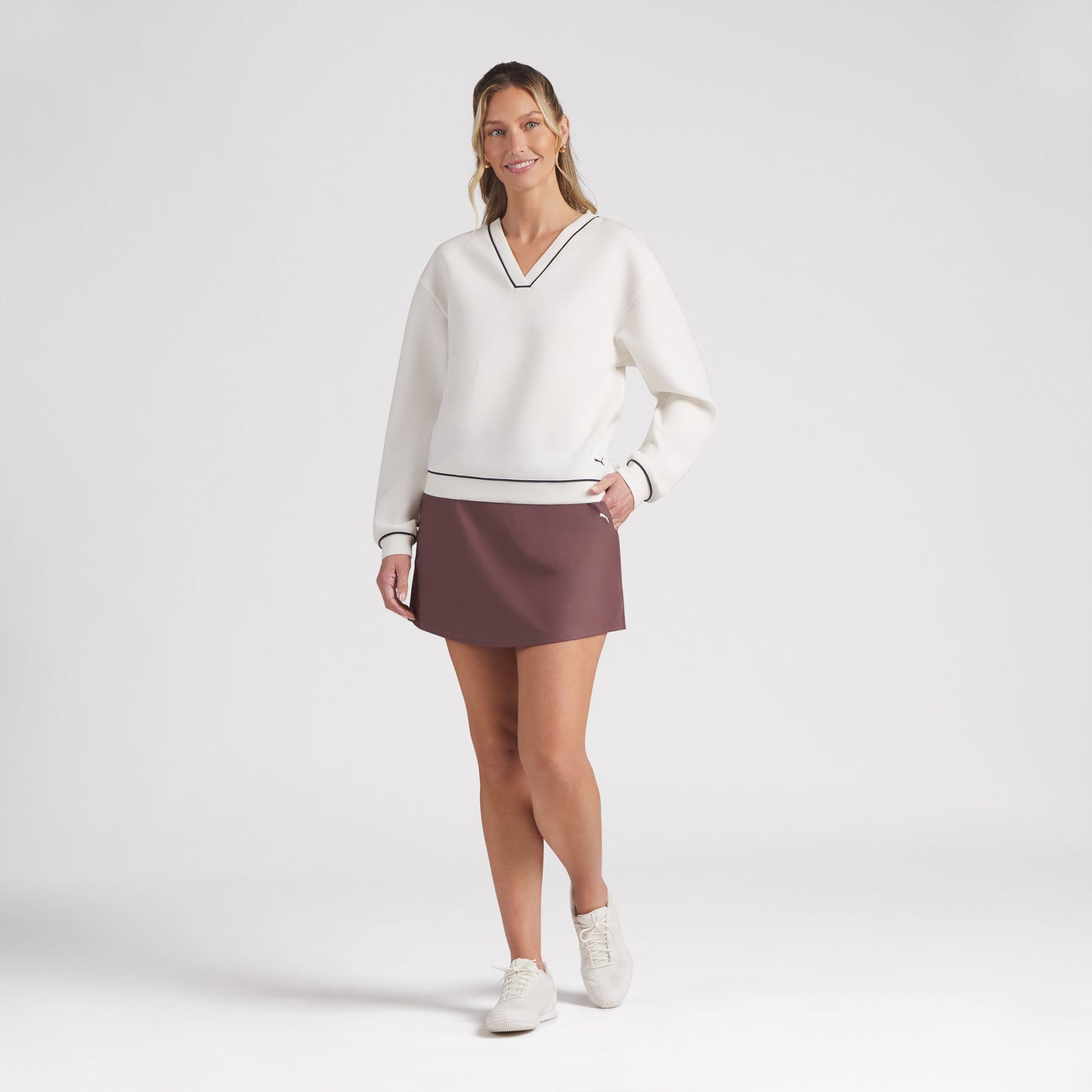 Women's CLOUDSPUN Fleece V-Neck Golf Sweater
 – PUMA Golf Best Value