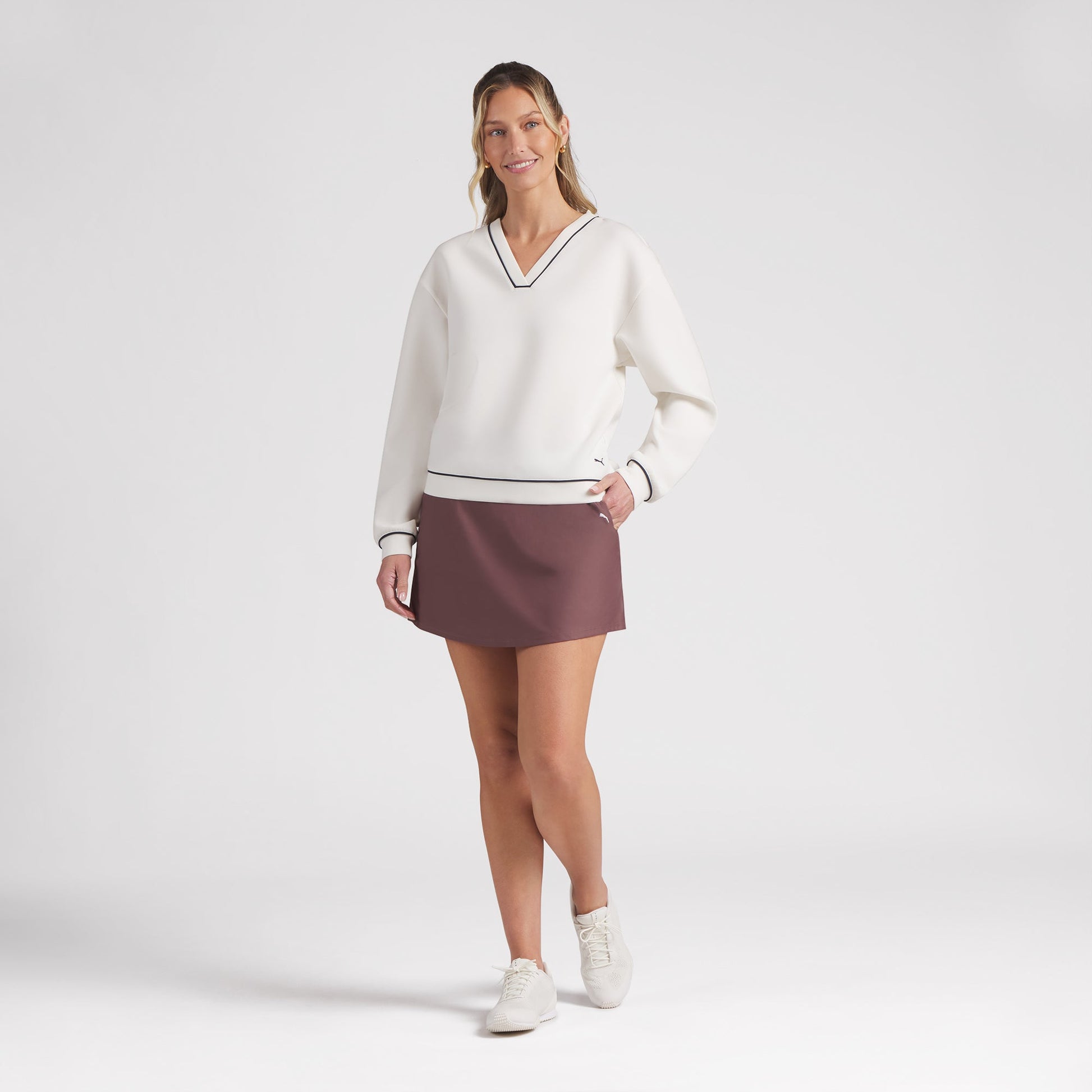 Women's CLOUDSPUN Fleece V-Neck Golf Sweater
 – PUMA Golf Best Value