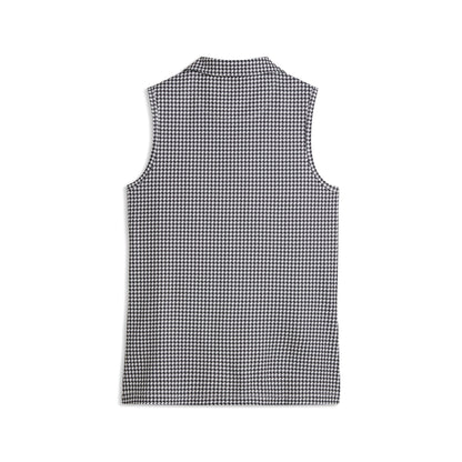 Women's CLOUDSPUN Mono Check Sleeveless Golf Polo
 – PUMA Golf On Sale