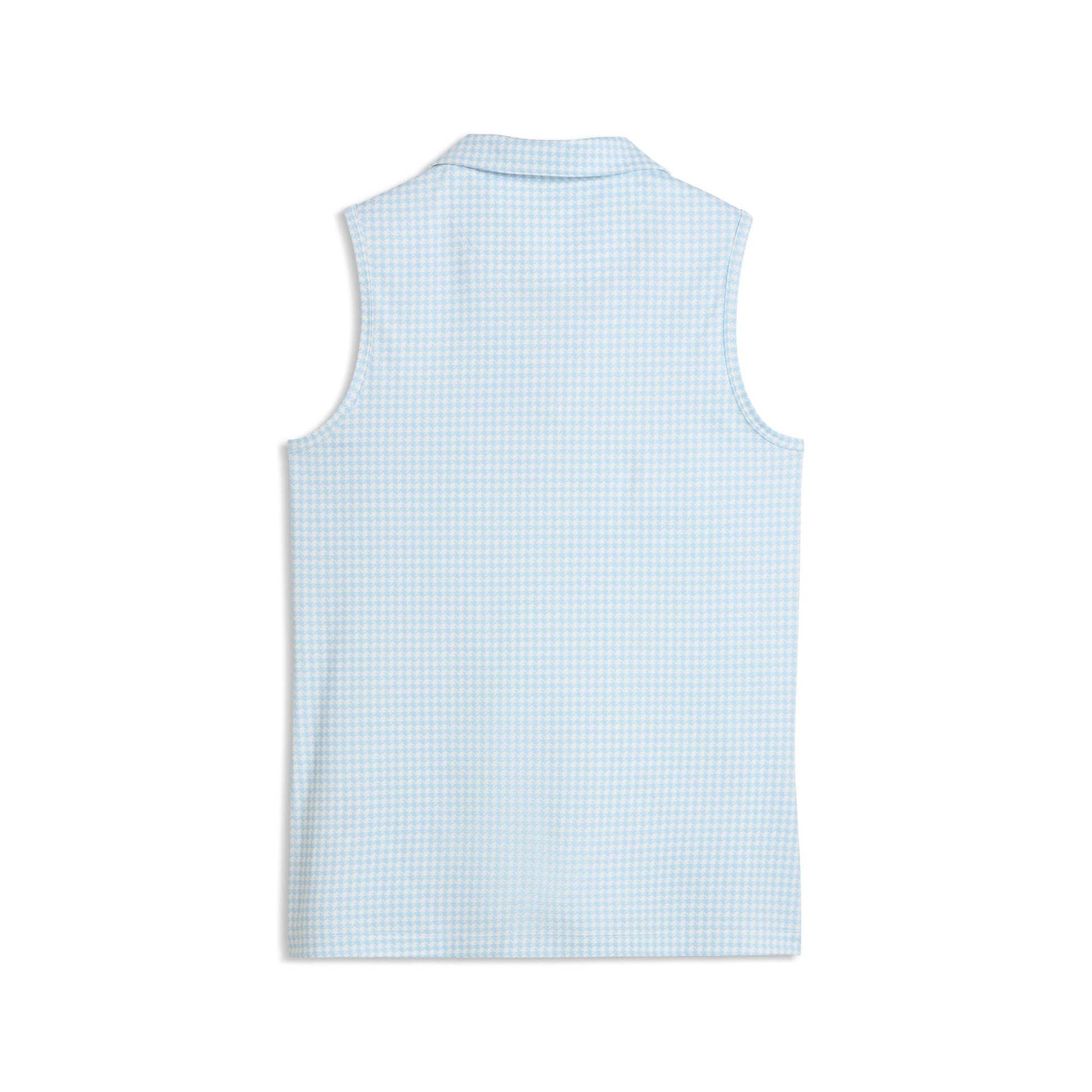 Women's CLOUDSPUN Mono Check Sleeveless Golf Polo
 – PUMA Golf On Sale