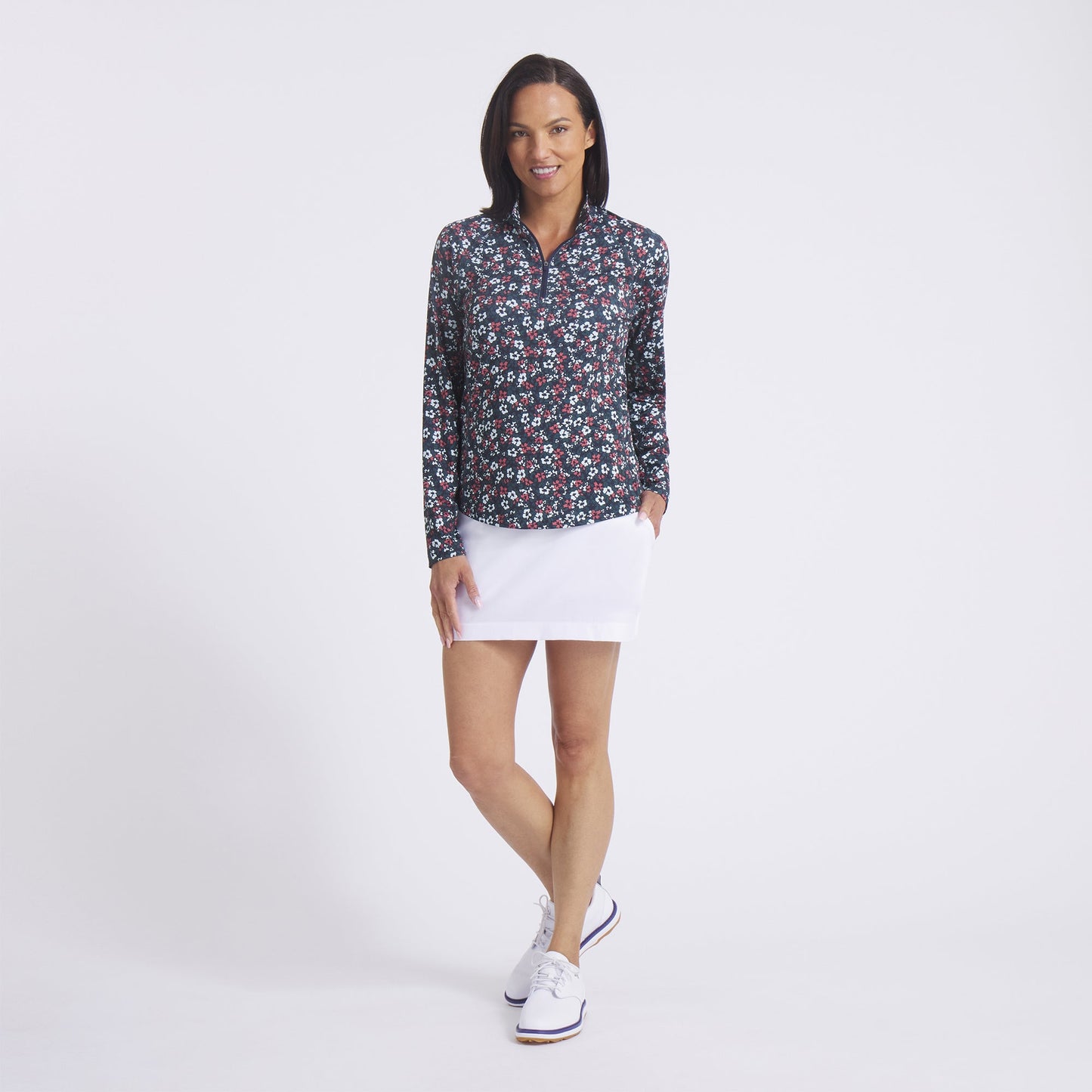 Women's YouV Floral Burst Golf 1/4 Zip
 – PUMA Golf Sale