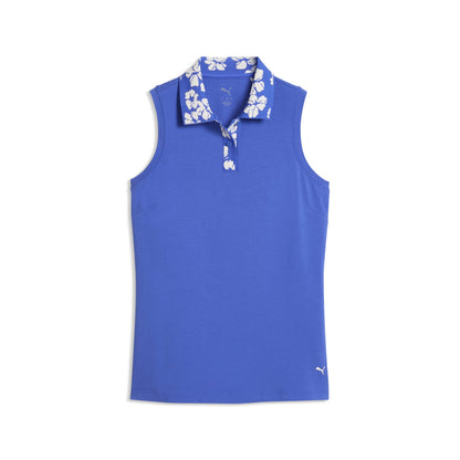 Women's Modalon Floral Rib Sleeveless Golf Polo
 – PUMA Golf Best Value