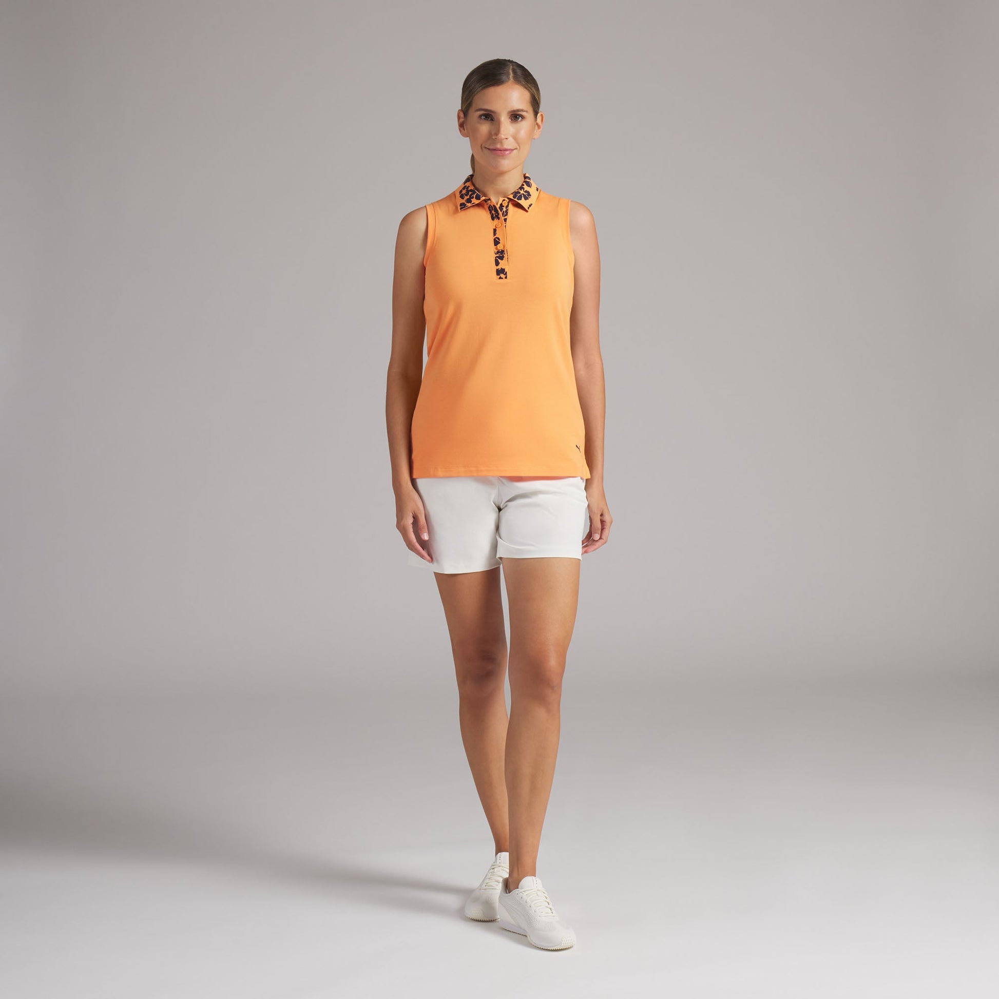 Women's Modalon Floral Rib Sleeveless Golf Polo
 – PUMA Golf Best Value