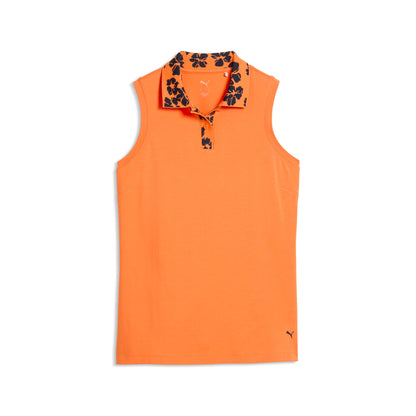Women's Modalon Floral Rib Sleeveless Golf Polo
 – PUMA Golf Best Value