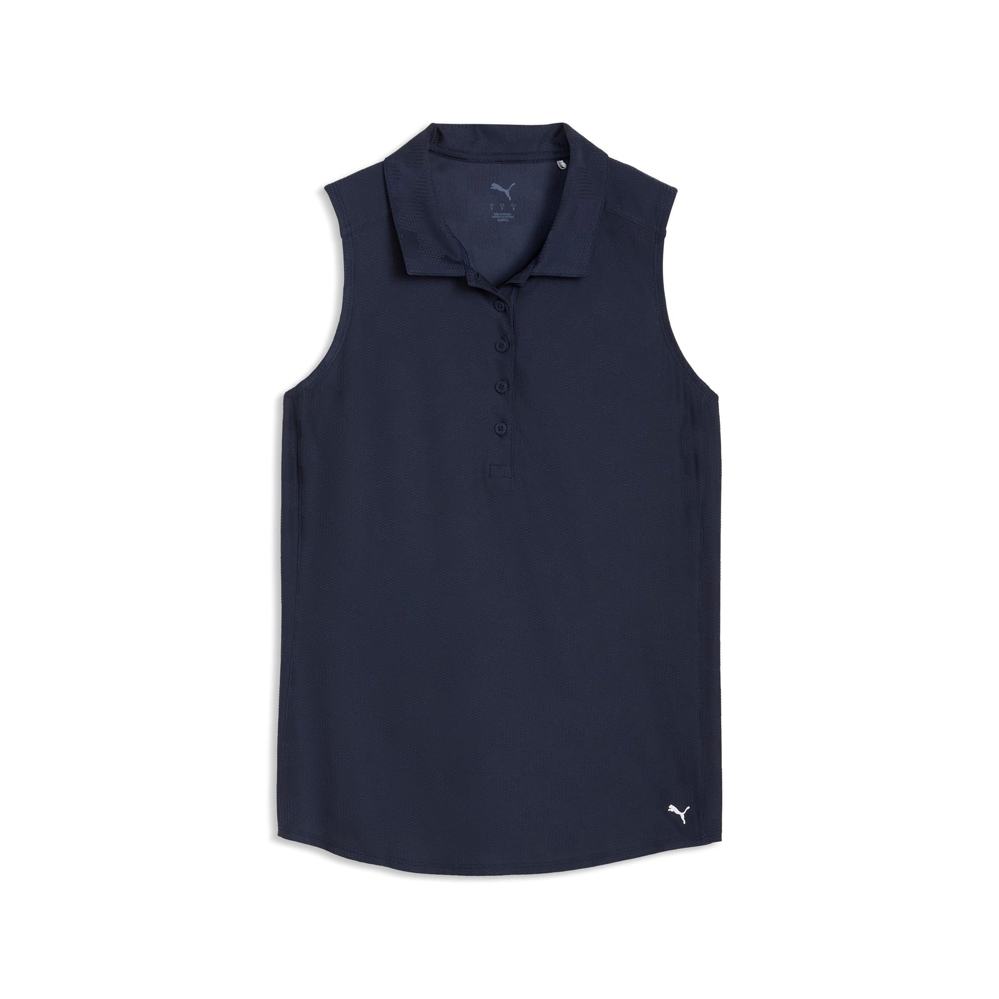 Women's Check Jacquard Sleeveless Golf Polo
 – PUMA Golf On Sale