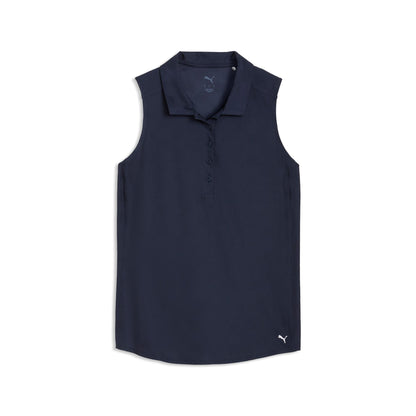 Women's Check Jacquard Sleeveless Golf Polo
 – PUMA Golf On Sale