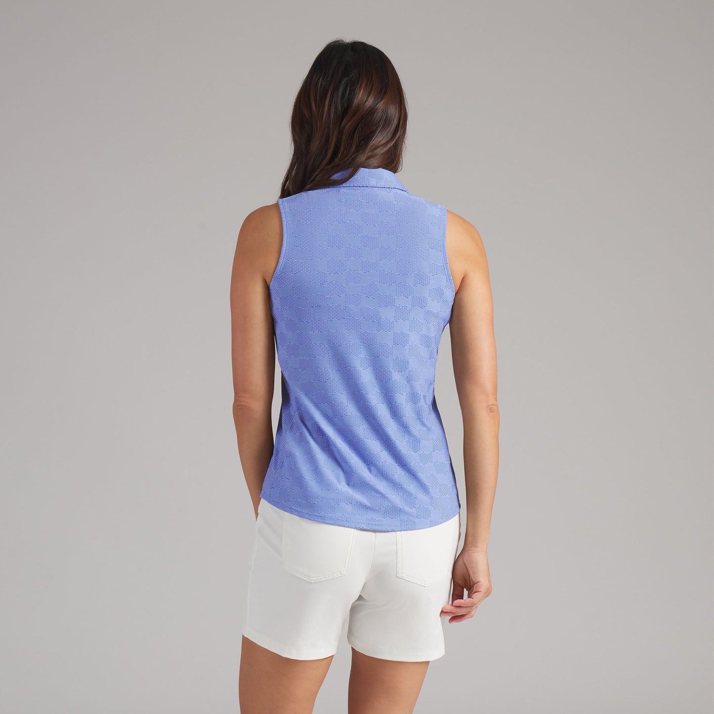 Women's Check Jacquard Sleeveless Golf Polo
 – PUMA Golf On Sale