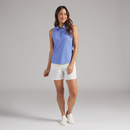 Women's Check Jacquard Sleeveless Golf Polo
 – PUMA Golf On Sale