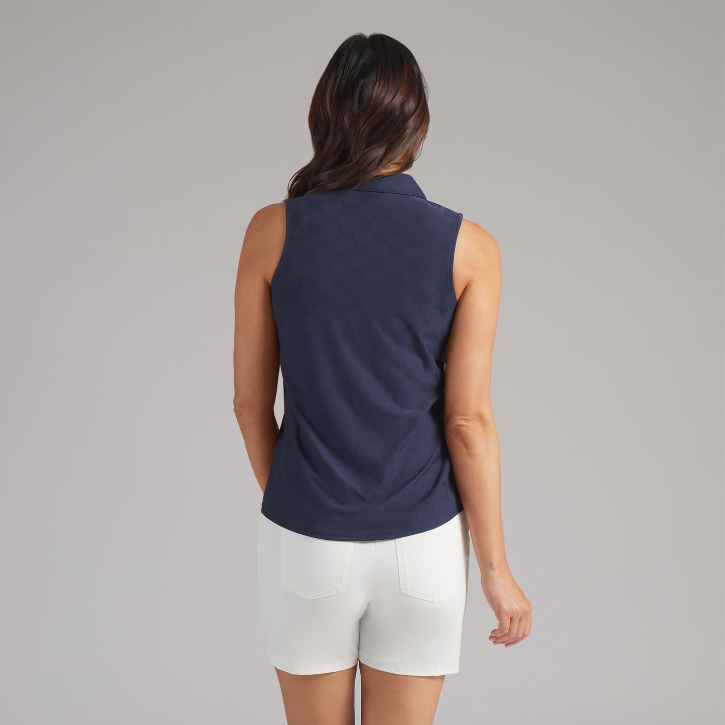 Women's Check Jacquard Sleeveless Golf Polo
 – PUMA Golf On Sale