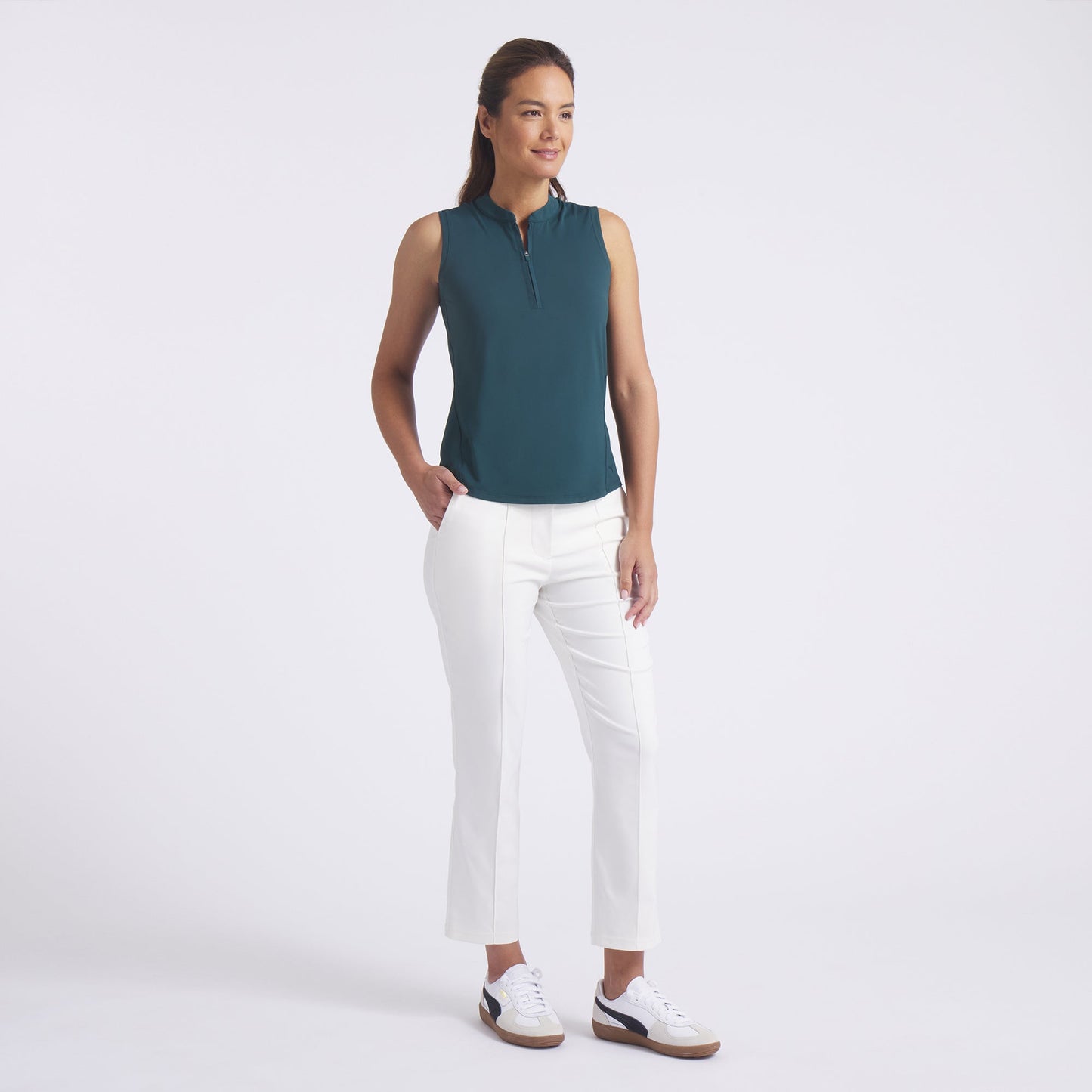 Women's Aerlon Mock Sleeveless Golf Polo
 – PUMA Golf Special Offer