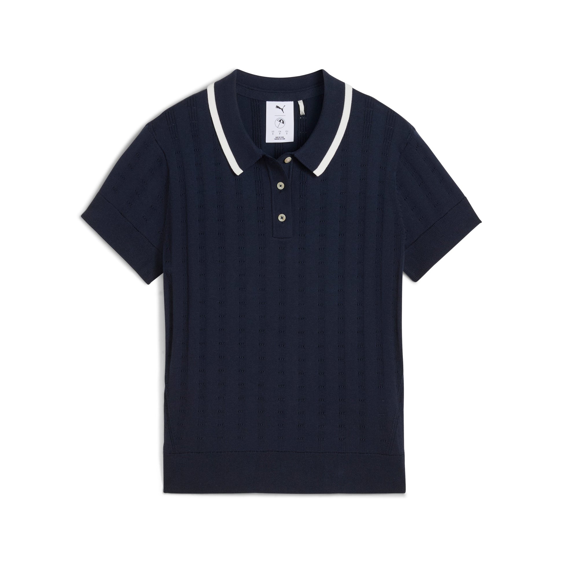 Women's AP Pointelle Golf Polo
 – PUMA Golf Bargain