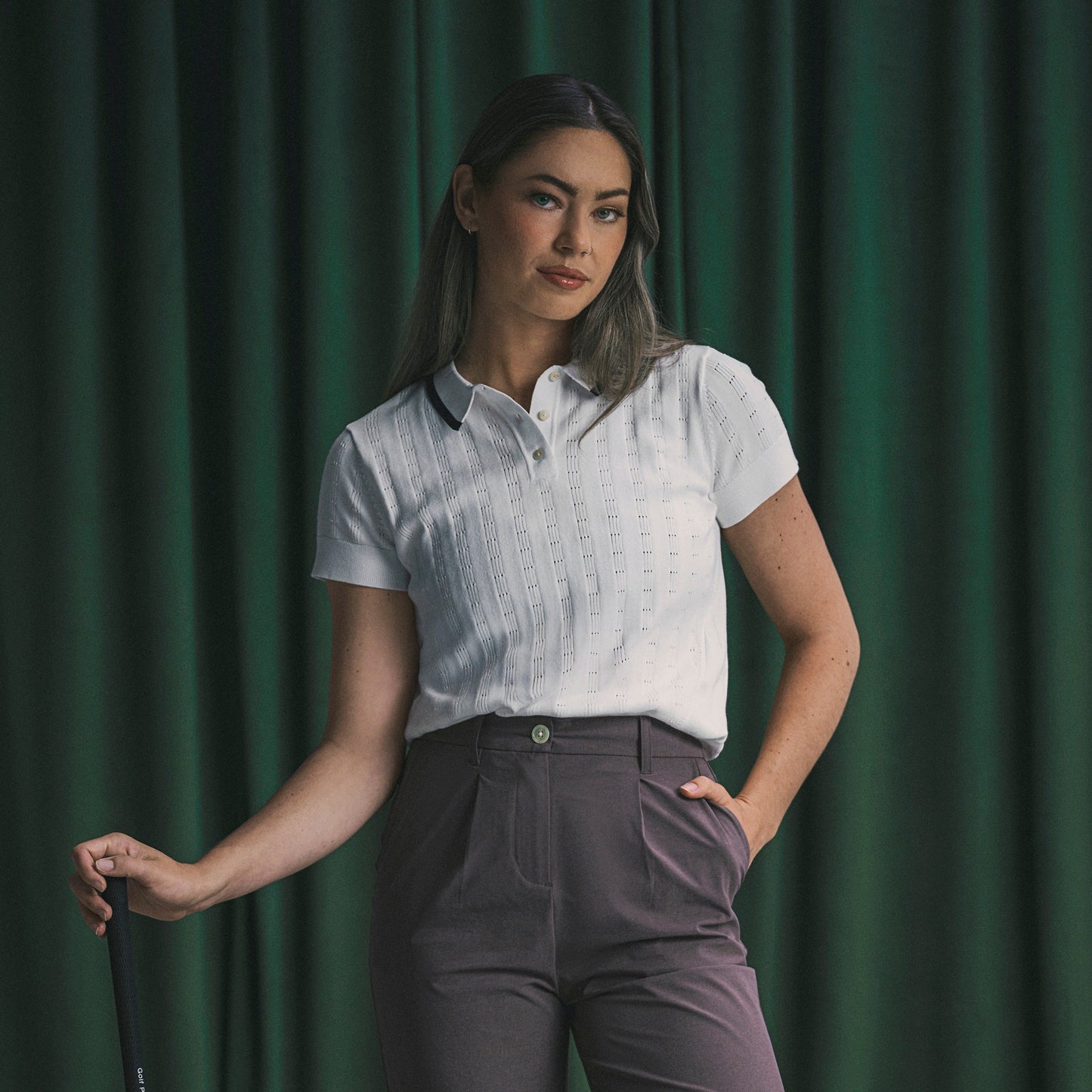 Women's AP Pointelle Golf Polo
 – PUMA Golf Bargain