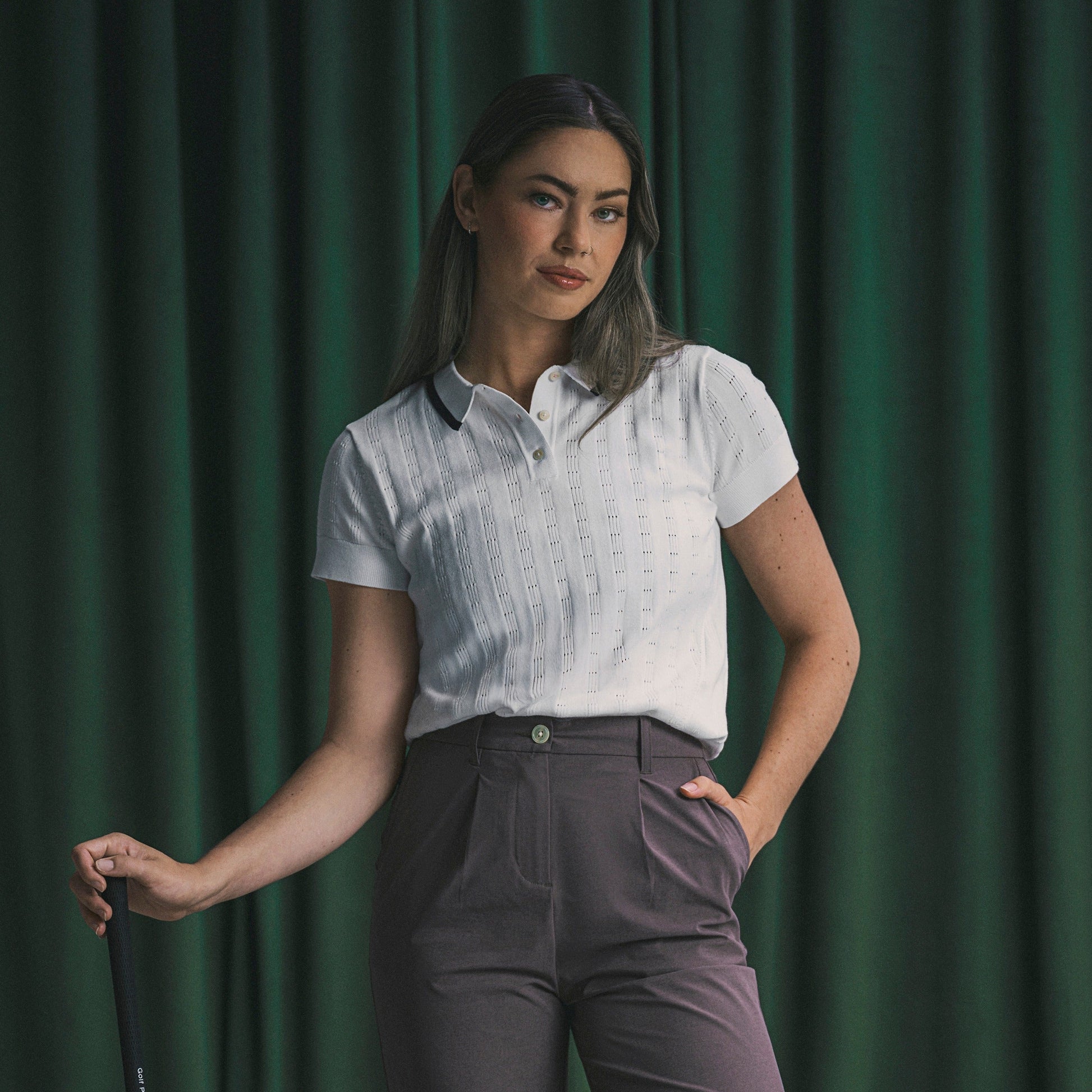 Women's AP Pointelle Golf Polo
 – PUMA Golf Bargain