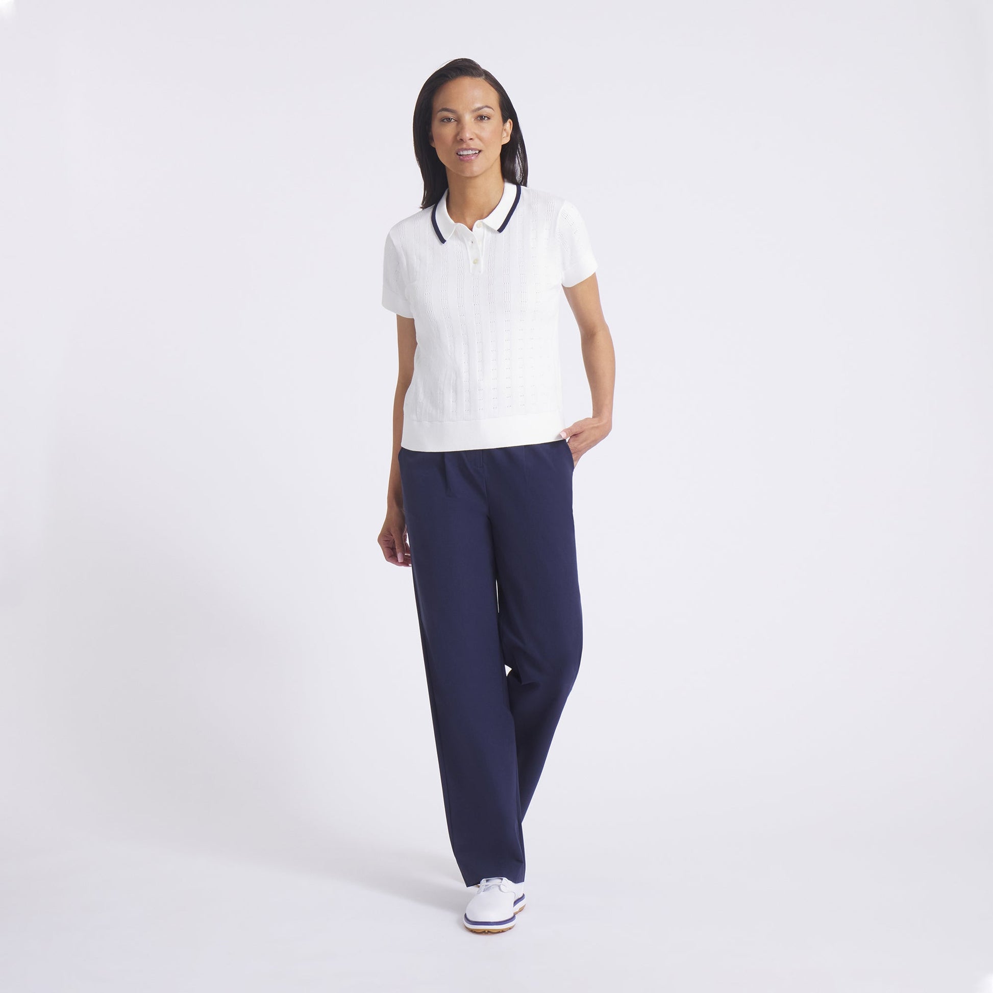 Women's AP Pointelle Golf Polo
 – PUMA Golf Bargain