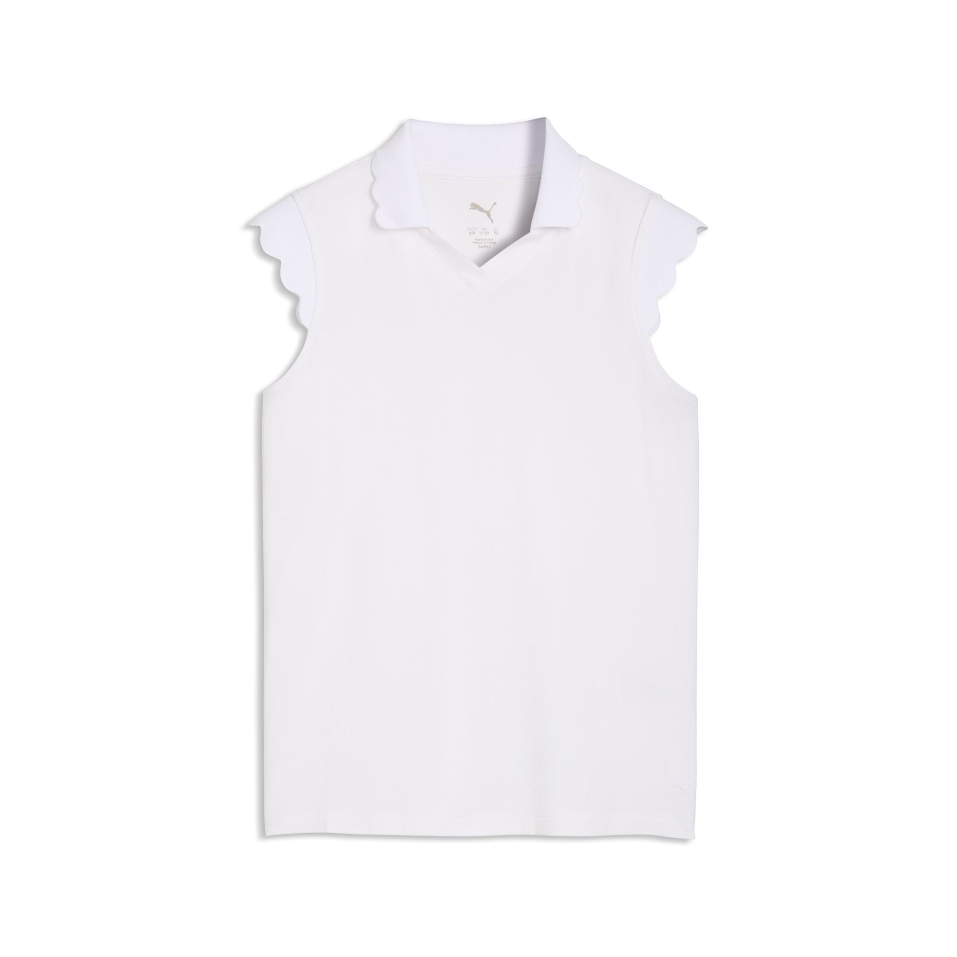 Girl's CLOUDSPUN Scallop Sleeve Golf Polo
 – PUMA Golf Discounted