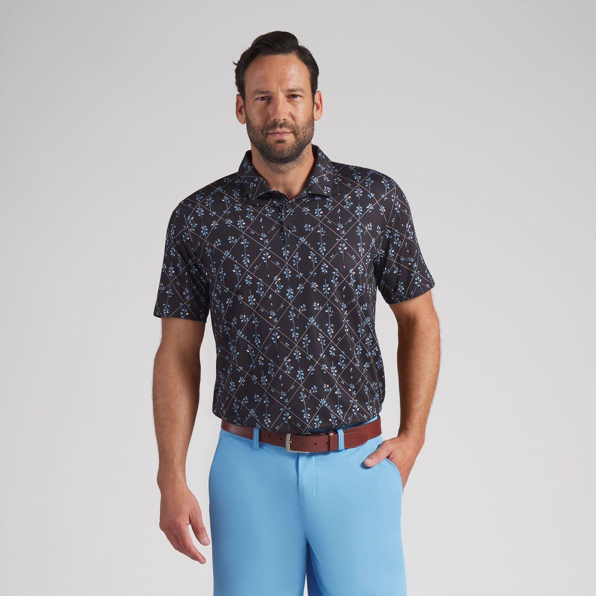 CLOUDSPUN Argyle Bloom BN Golf Polo
 – PUMA Golf Savings