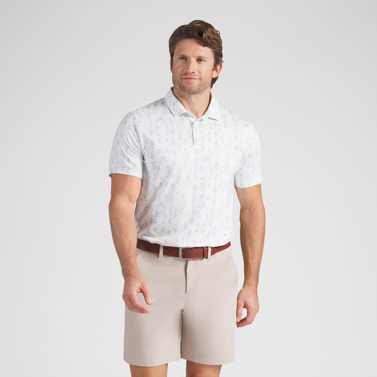 CLOUDSPUN Argyle Bloom BN Golf Polo
 – PUMA Golf Savings