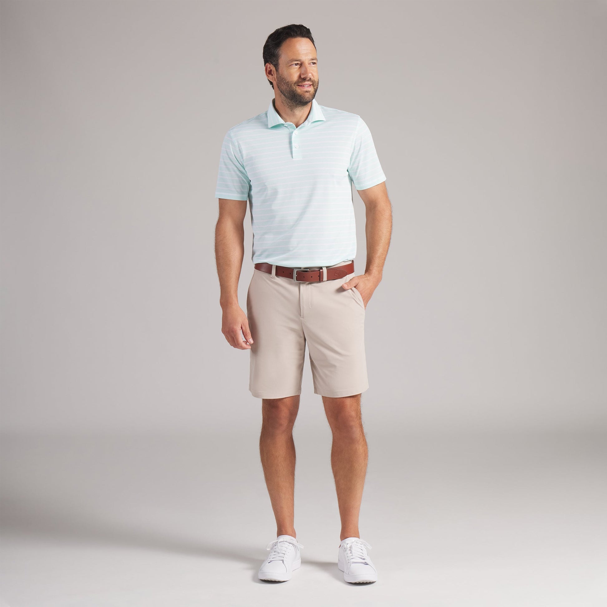 Clubhouse Stripe Golf Polo
 – PUMA Golf On Sale