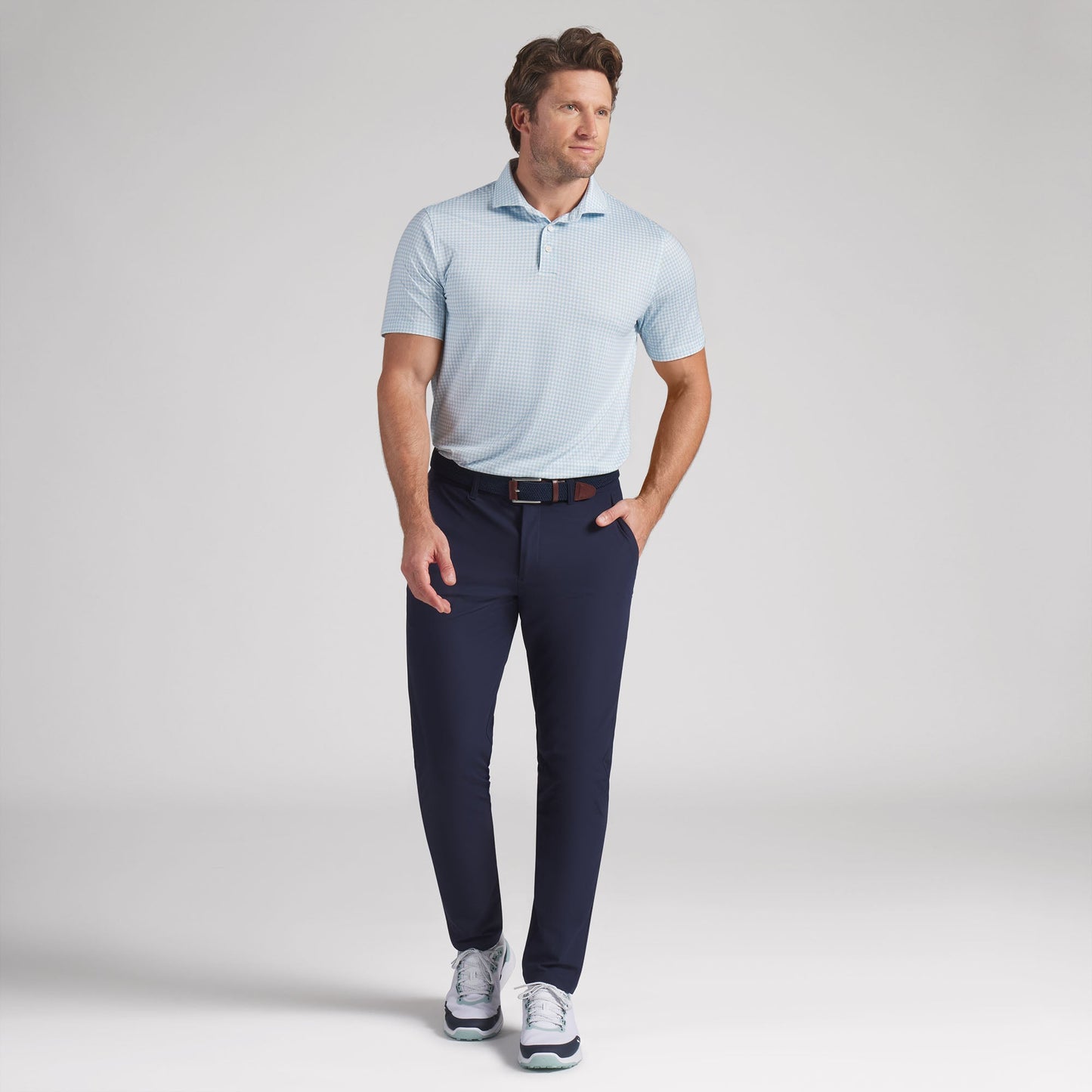 CLOUDSPUN Mono Check BN Golf Polo
 – PUMA Golf Limited Offer