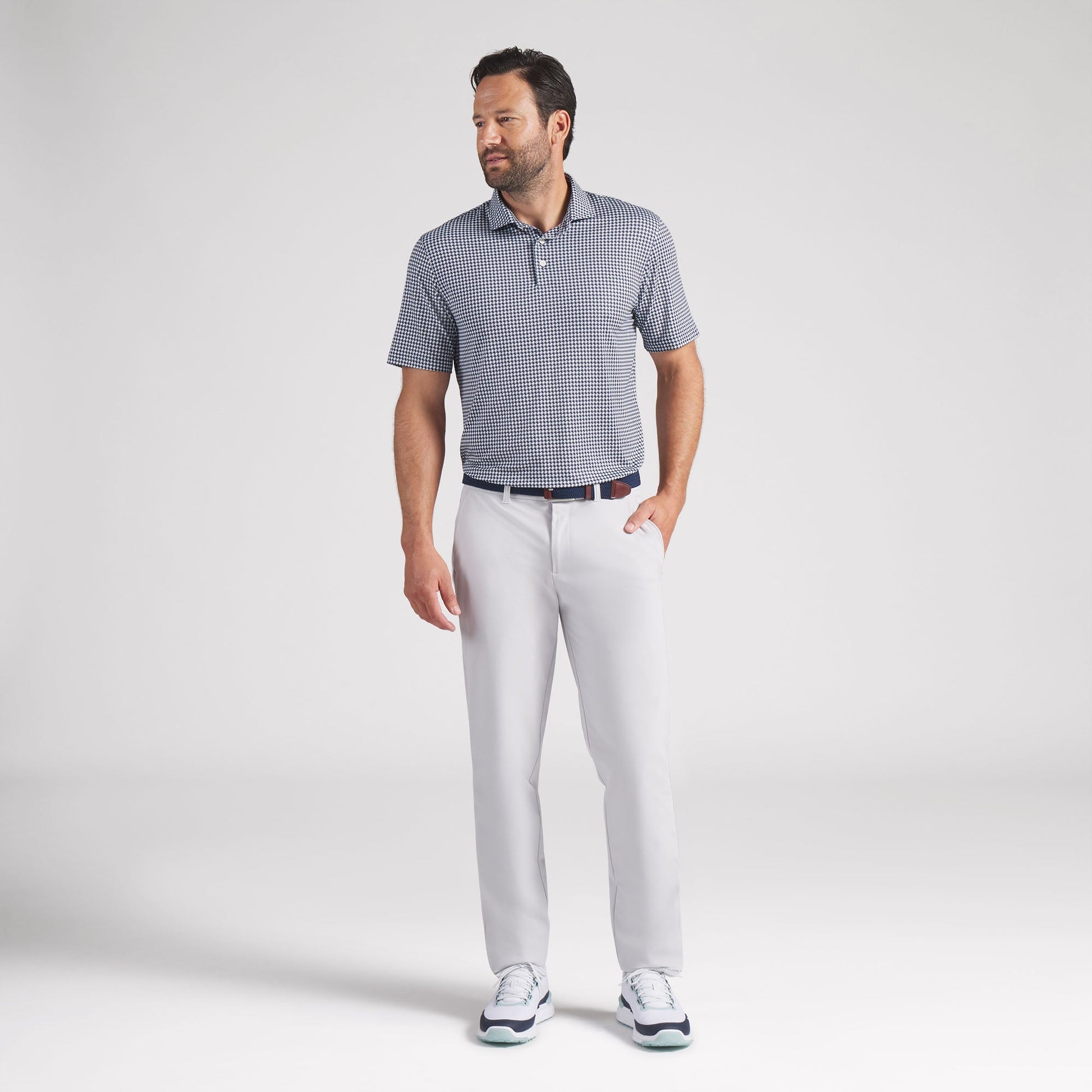 CLOUDSPUN Mono Check BN Golf Polo
 – PUMA Golf Limited Offer