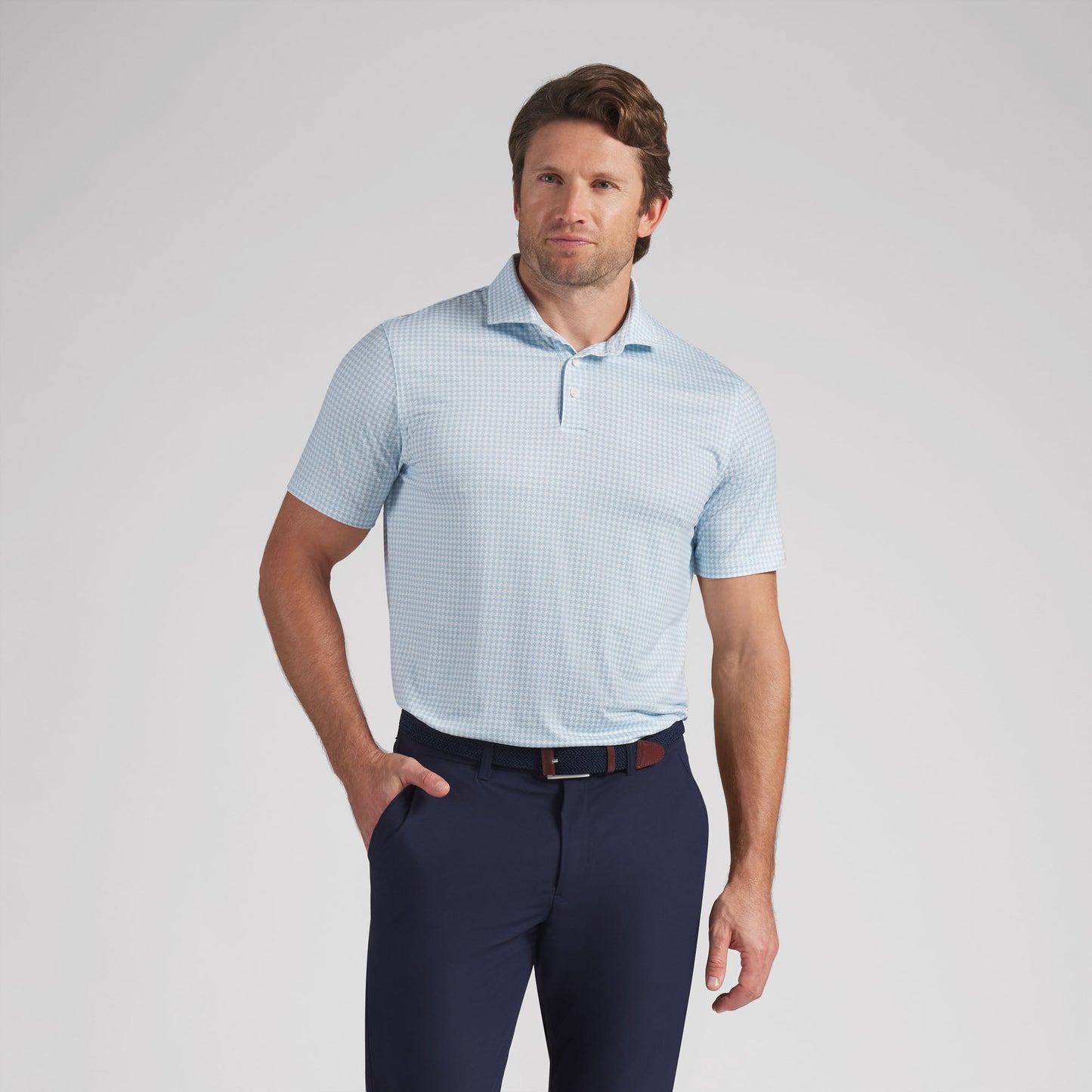 CLOUDSPUN Mono Check BN Golf Polo
 – PUMA Golf Limited Offer