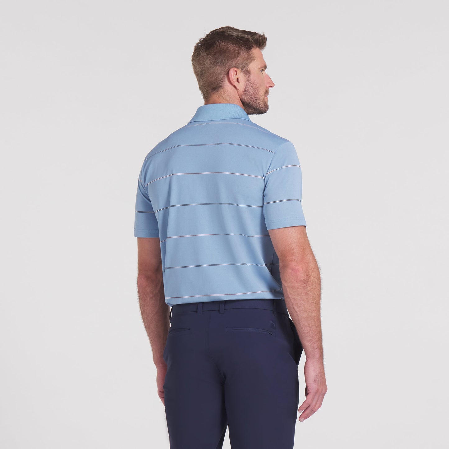 AP Rugby Stripe Golf Polo
 – PUMA Golf Bargain
