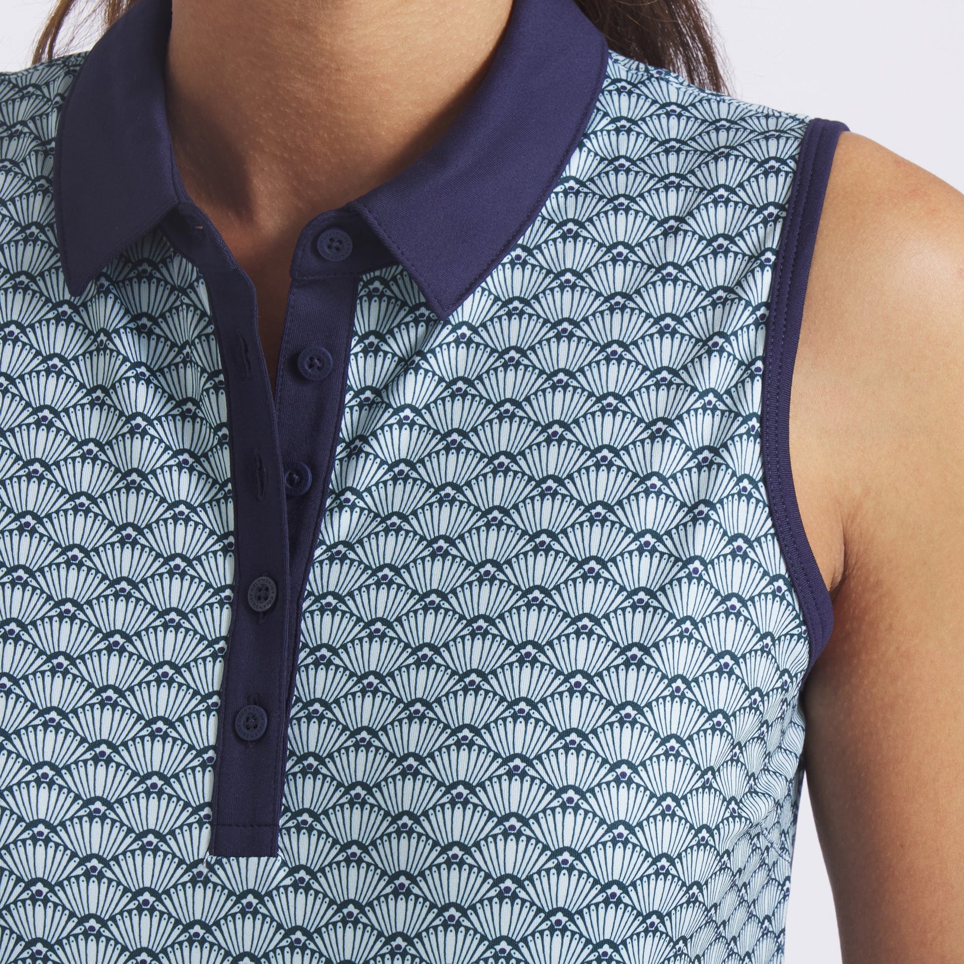 Women's CLOUDSPUN Scallop Sleeveless Golf Polo
 – PUMA Golf Sale