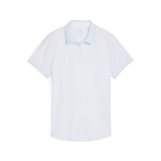 Women's MATTR Stripe Jacquard Golf Polo
 – PUMA Golf Limited Offer