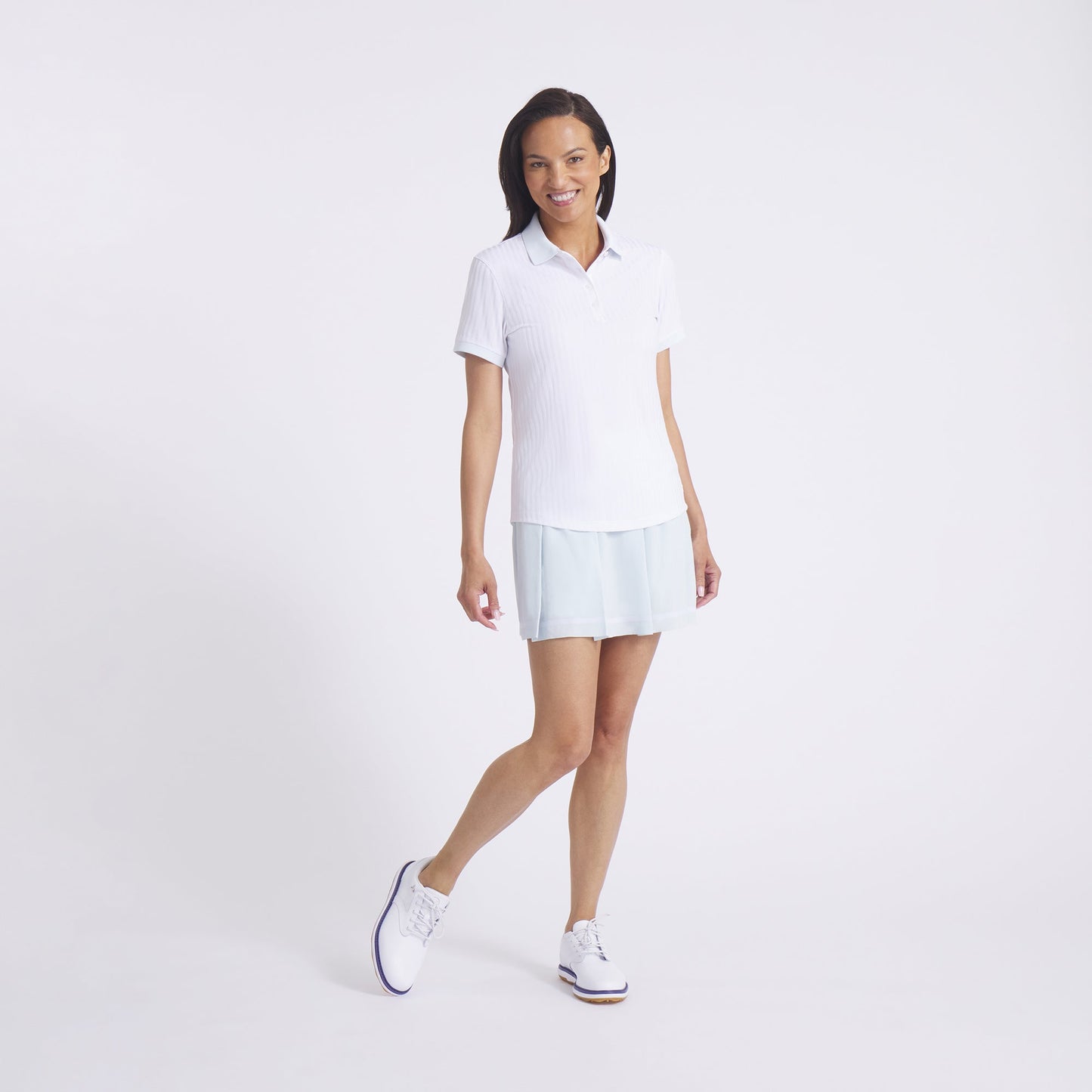 Women's MATTR Stripe Jacquard Golf Polo
 – PUMA Golf Limited Offer