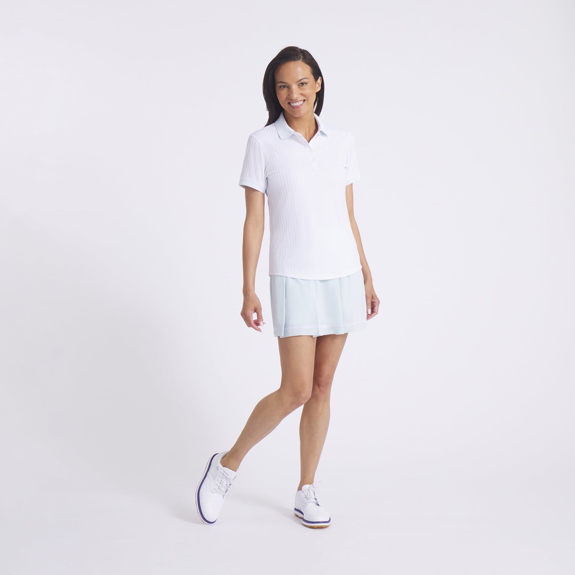 Women's MATTR Stripe Jacquard Golf Polo
 – PUMA Golf Limited Offer