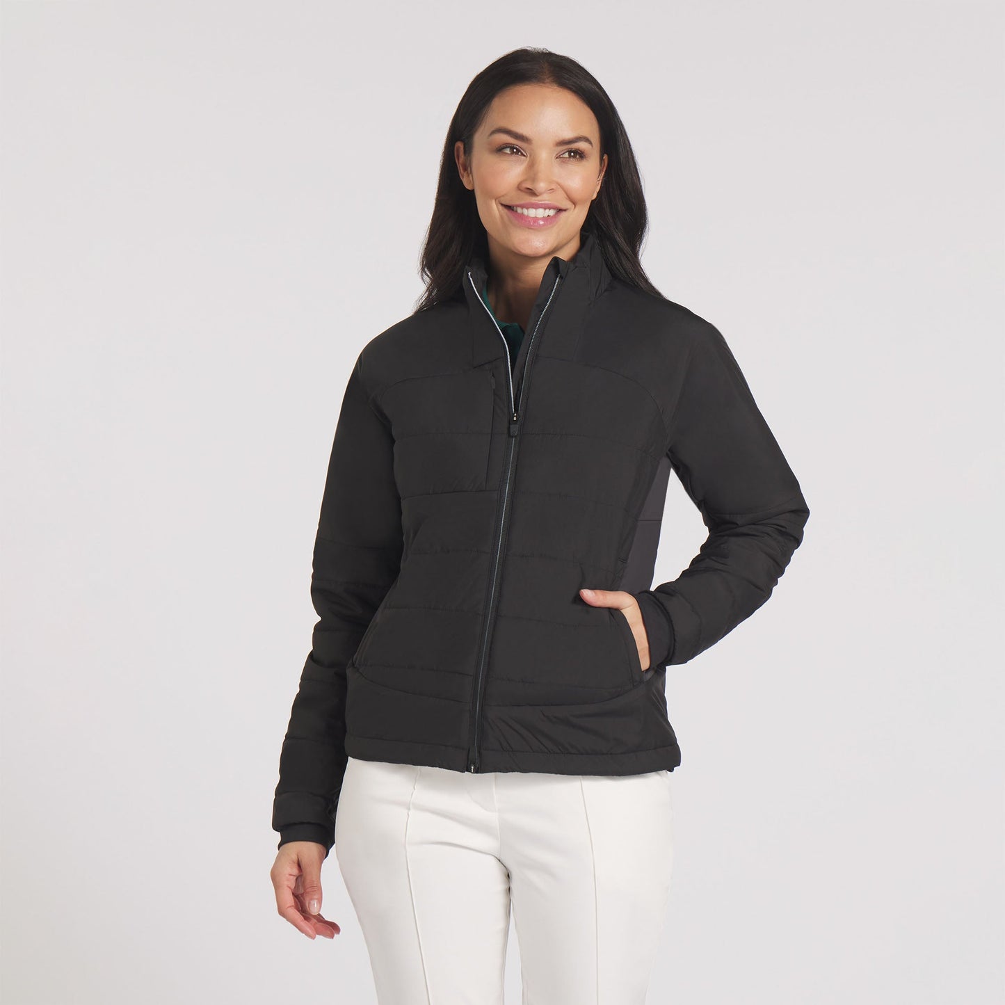 Women's Kyley Quilted Golf Jacket
 – PUMA Golf Hot Deal