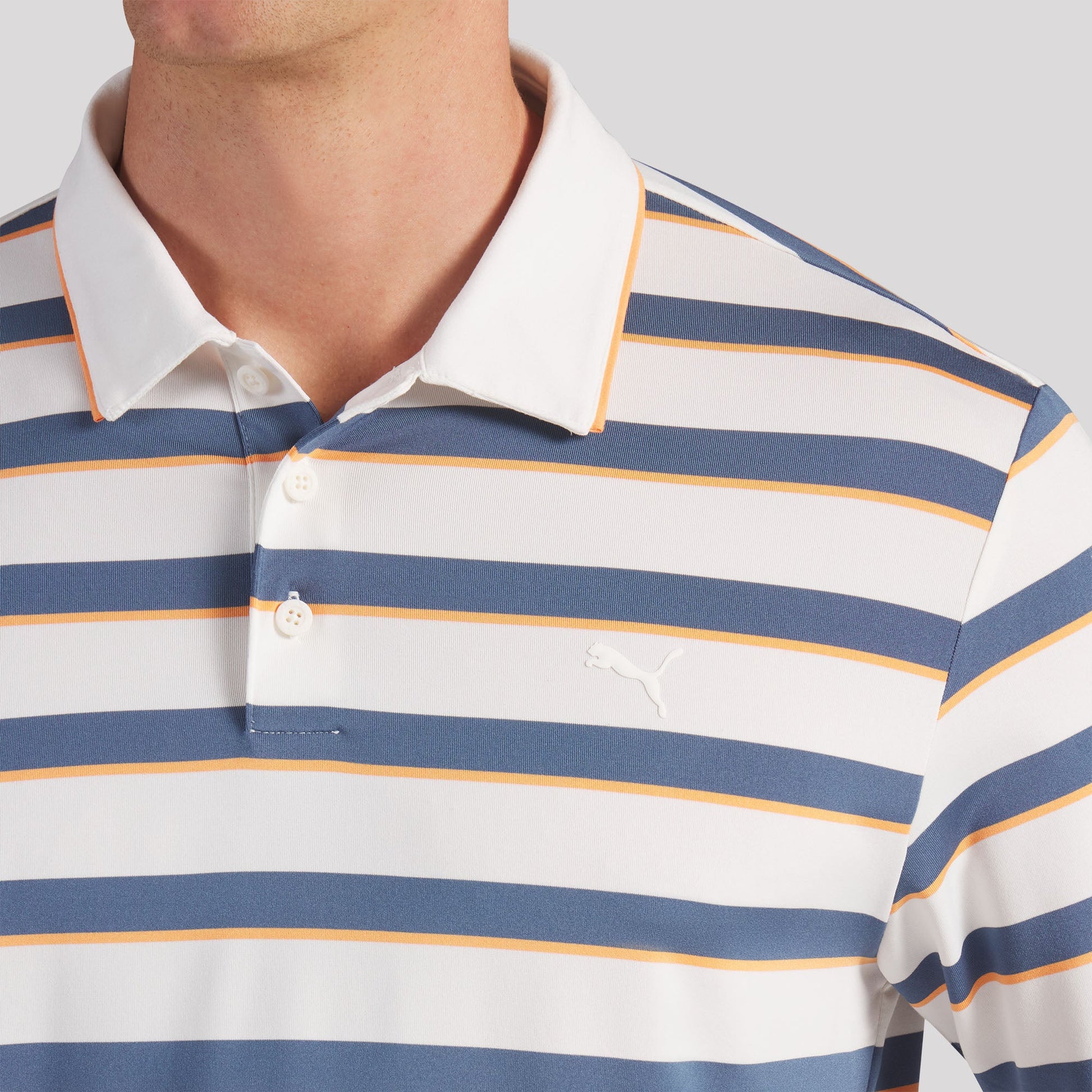 CLOUDSPUN Stripe Golf Polo
 – PUMA Golf Budget Friendly