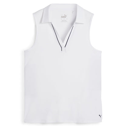 Women's CLOUDSPUN Piped Sleeveless Golf Polo
 – PUMA Golf Savings
