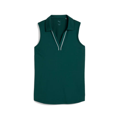Women's CLOUDSPUN Piped Sleeveless Golf Polo
 – PUMA Golf Savings