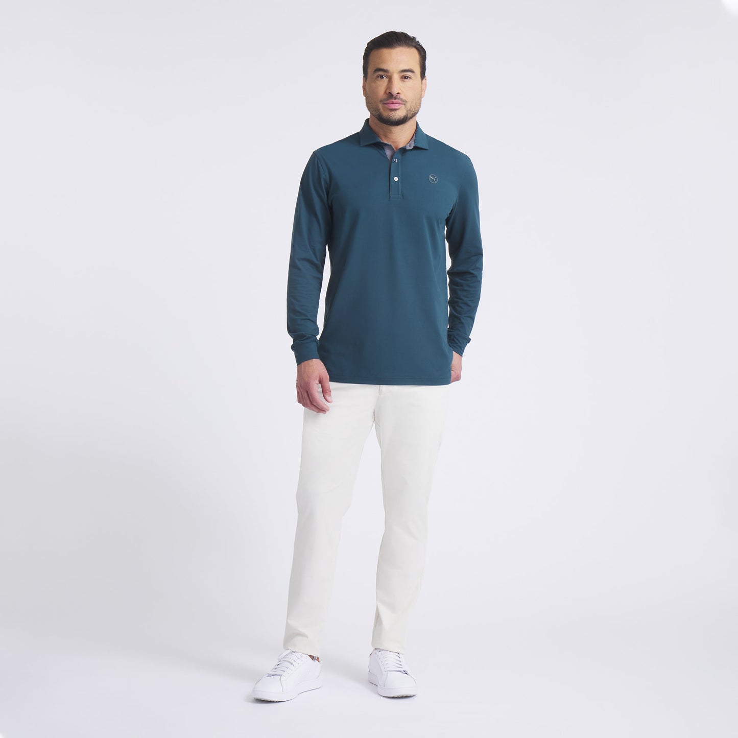 CLOUDSPUN Long Sleeve Midweight Golf Polo
 – PUMA Golf Sale