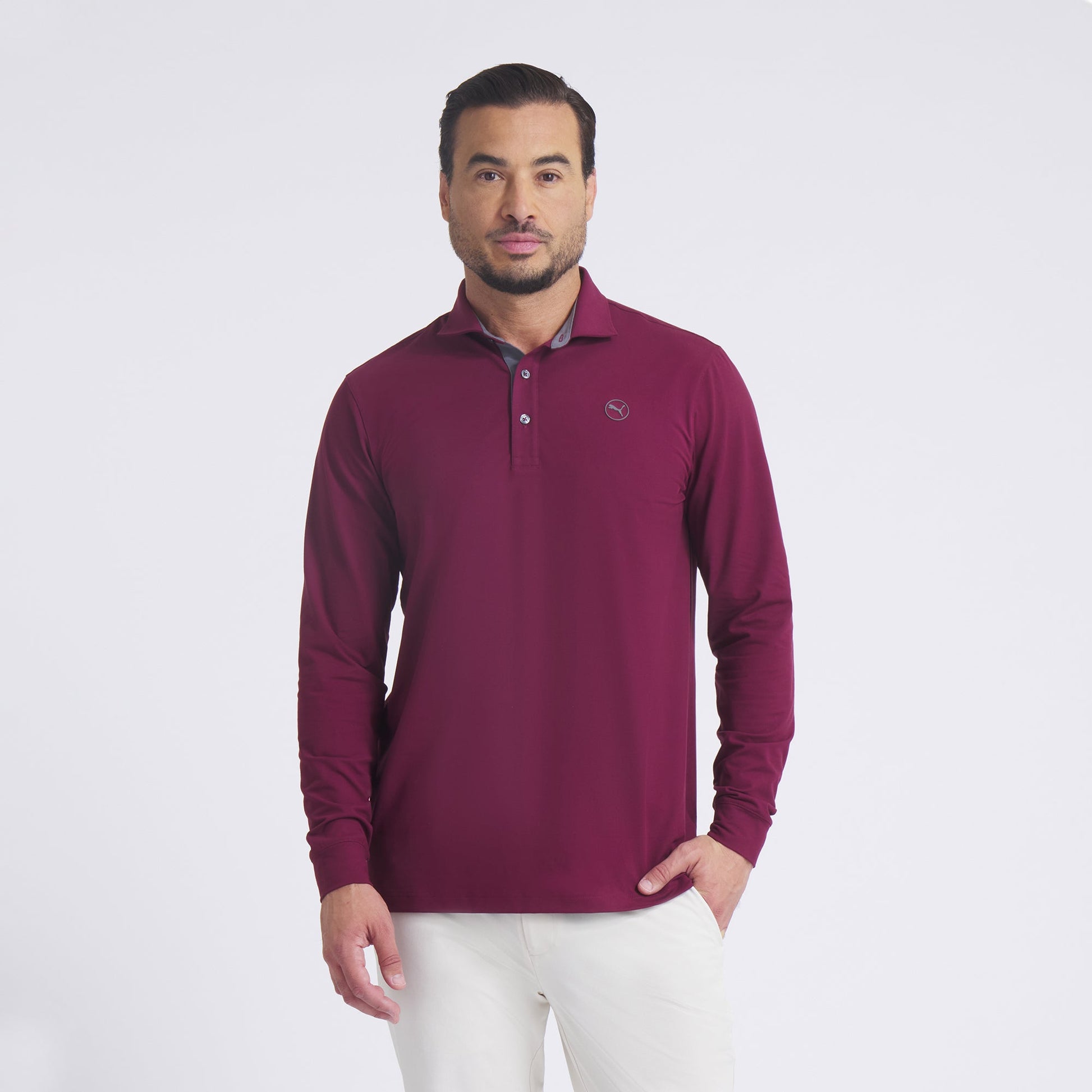 CLOUDSPUN Long Sleeve Midweight Golf Polo
 – PUMA Golf Sale